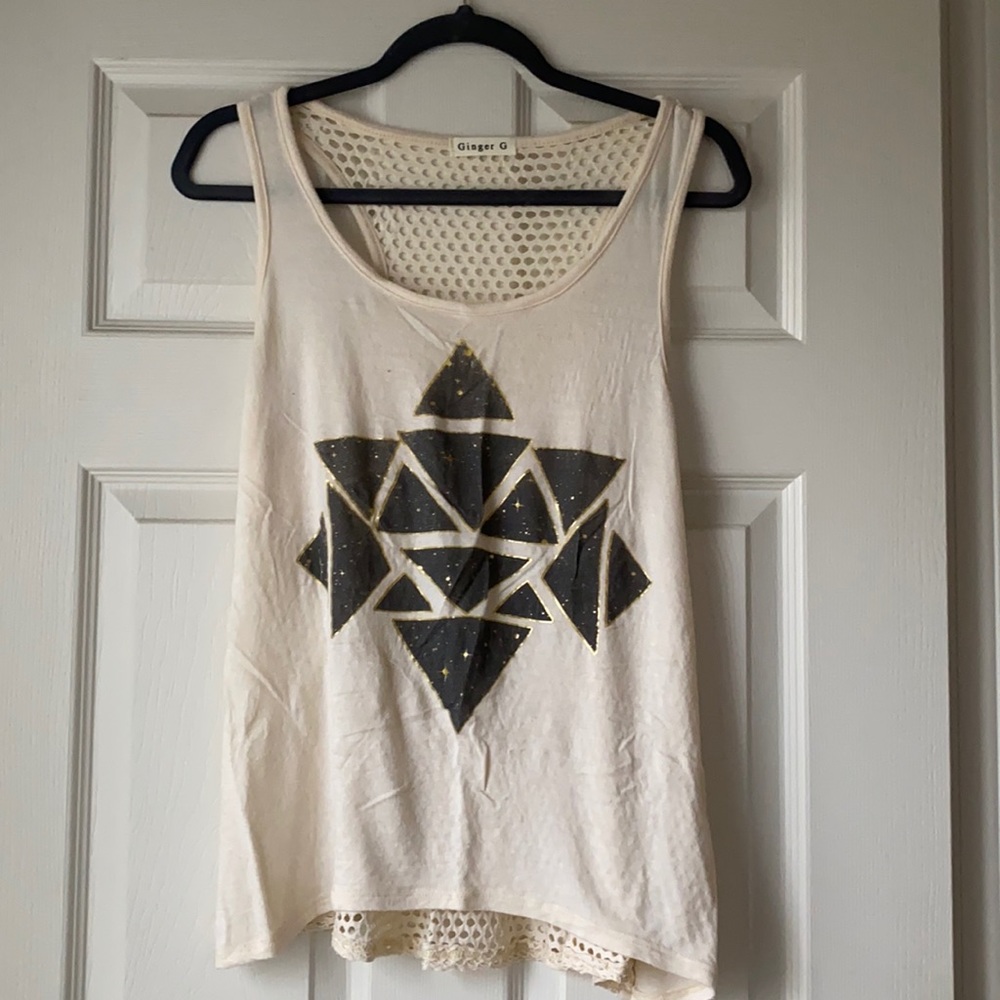 Ginger G Long Graphic Tank